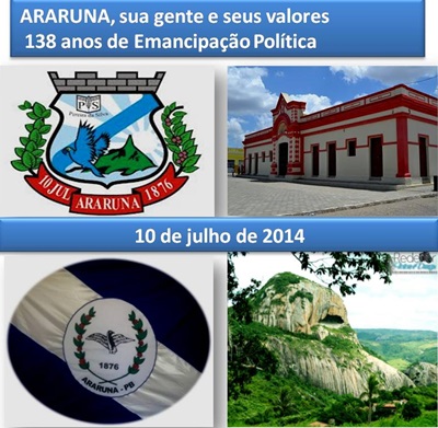 Prefeita Wilma Maranhão divulga programação cívica, religiosa e cultural alusiva aos 138 anos de Emancipação Política de Araruna