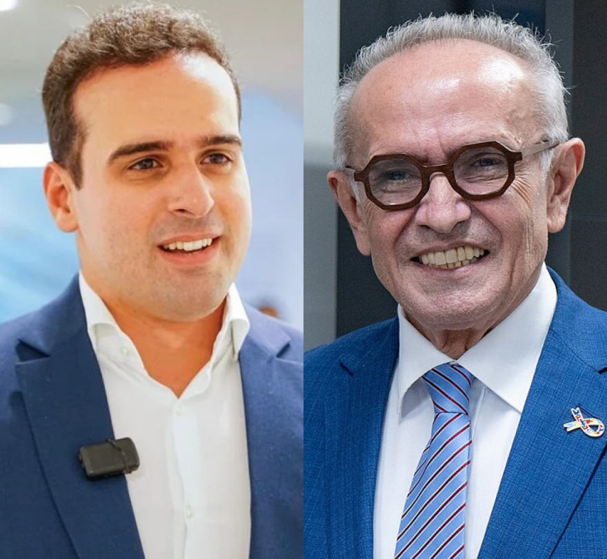 Pesquisa Data Ranking/Fonte83 aponta Lucas Ribeiro com 42,1% e Cícero Lucena com 24,6% em Campina Grande