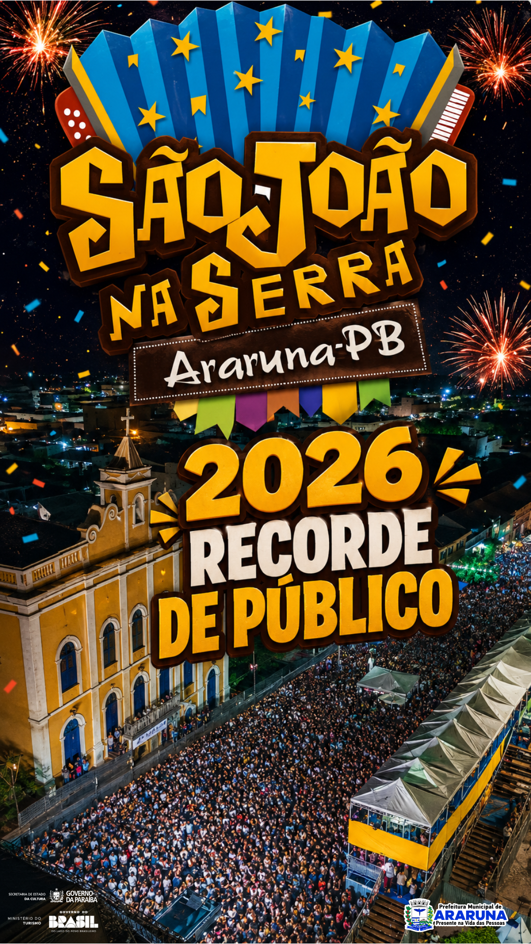 São João na Serra 2026 encerra com grande sucesso e reforça tradição cultural de Araruna