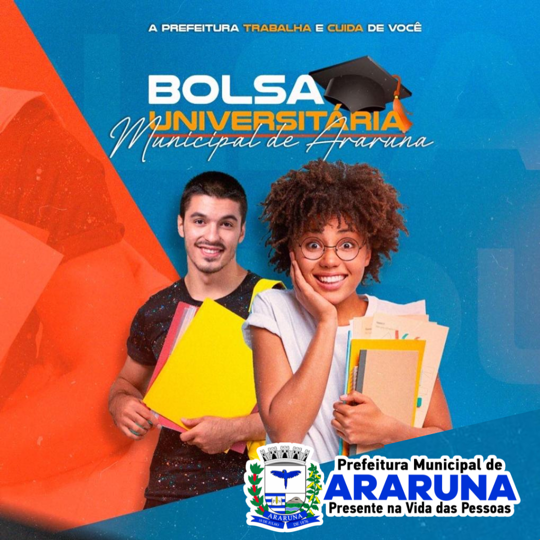 Governo de Araruna divulga edital 002/2026 para Seleção do Programa Bolsa Universitária Municipal