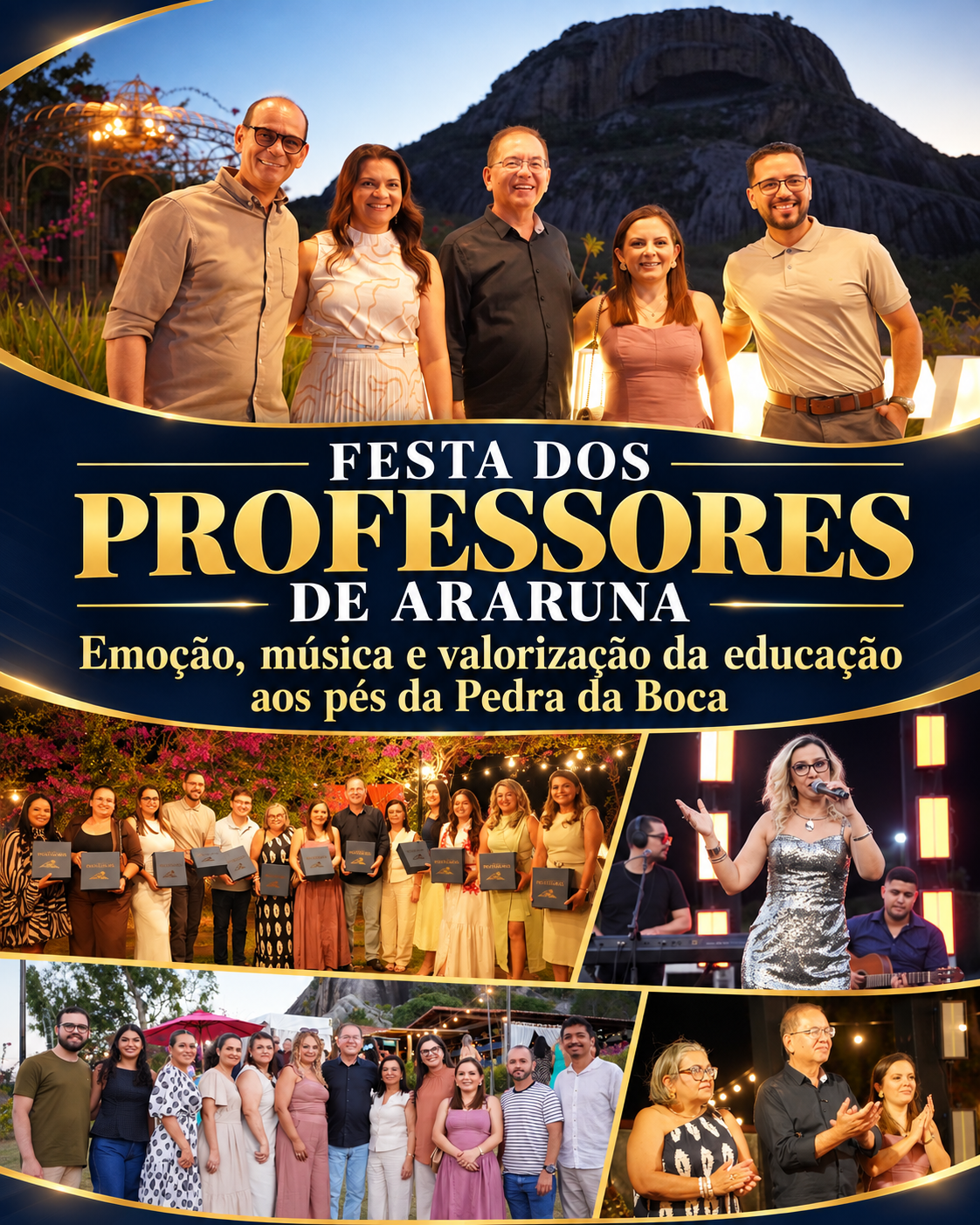 Prefeitura de Araruna reúne educadores em celebração ao Dia dos Professores