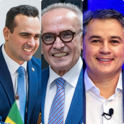 Pesquisa Data Ranking/Fonte83: Lucas Ribeiro tem 41,3%; Cícero Lucena, 18,1%; e Efraim Filho, 13,1%