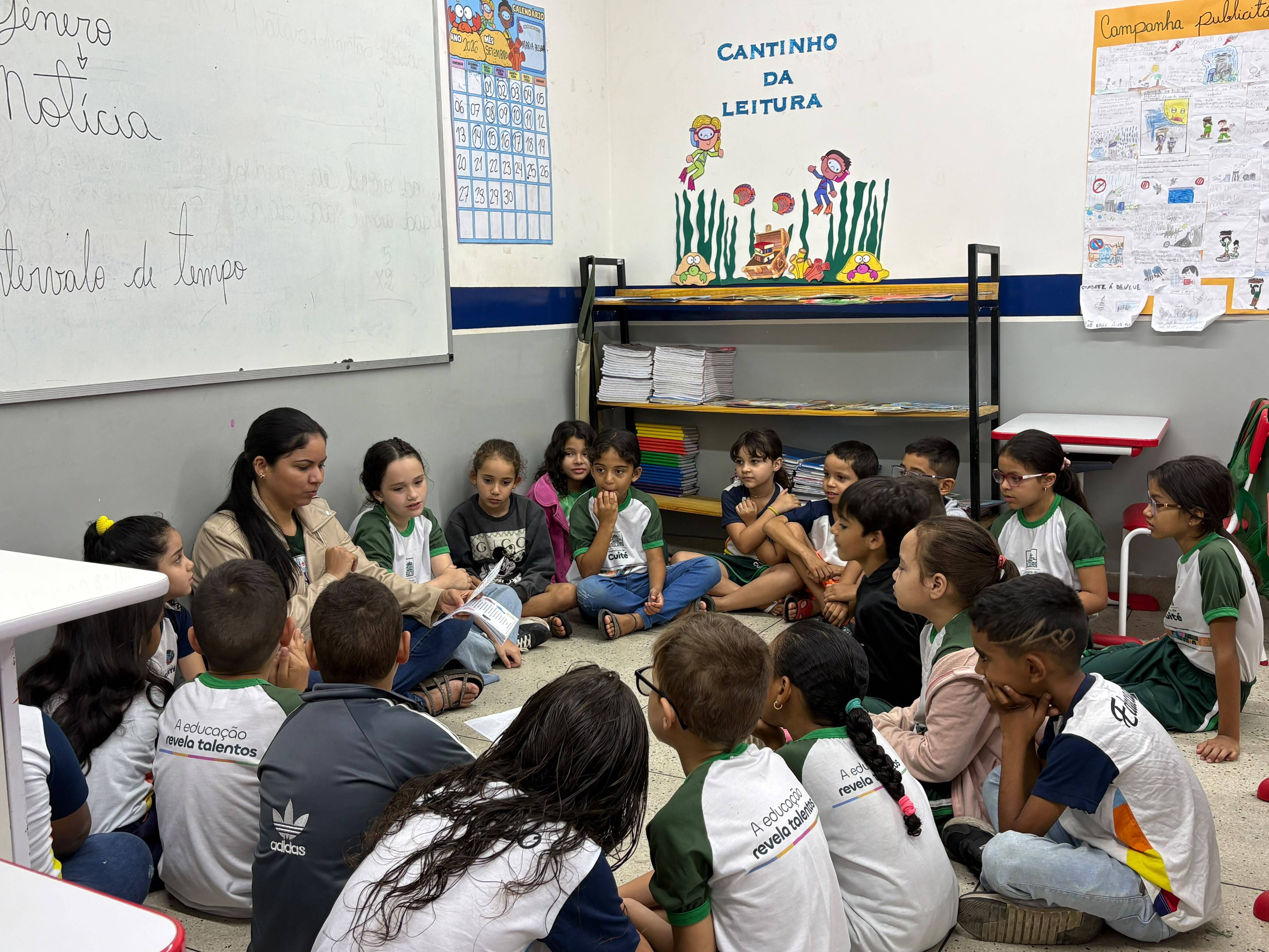 Escola de Cuité conquista 1º lugar em avaliação de boas práticas de alfabetização na Paraíba